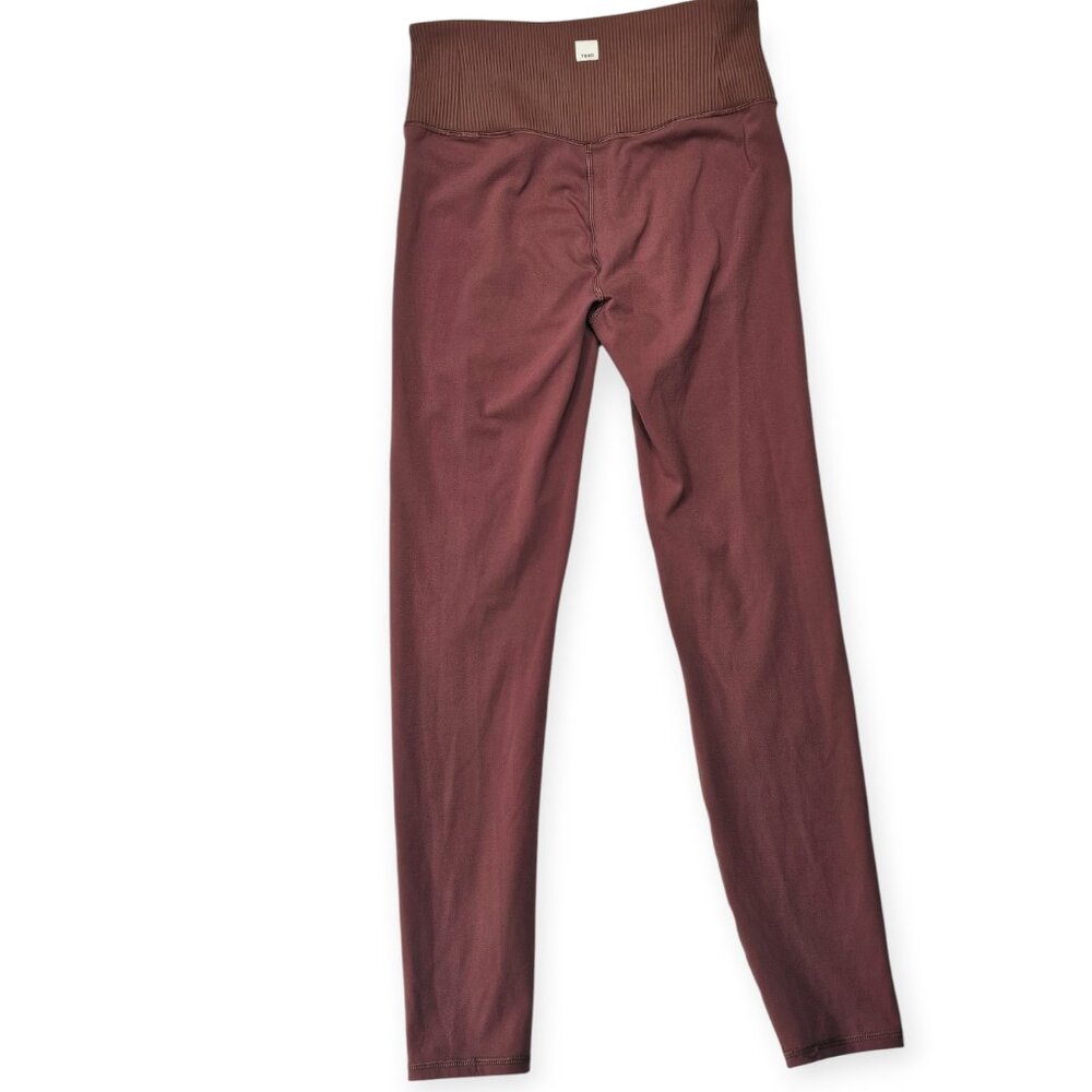 Vuori | Performance Leggings | Women's | Medium | Rust/Brown | Ribbed Waist - Picture 2 of 9